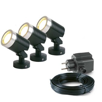 3x Arcus Spot - Complete set - Garden Lights