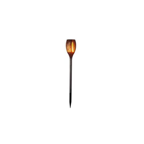 Solar tuinfakkel - 12 LED - 6 Watt - Flame effect - Met schemersensor